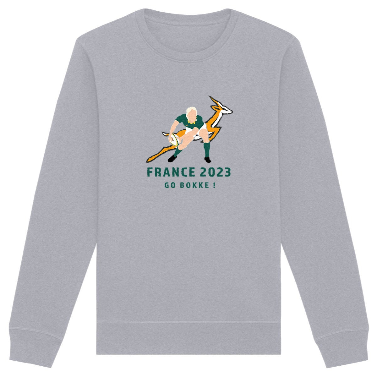 Sweatshirt Homme - Léger - Coton BIO - Springboks