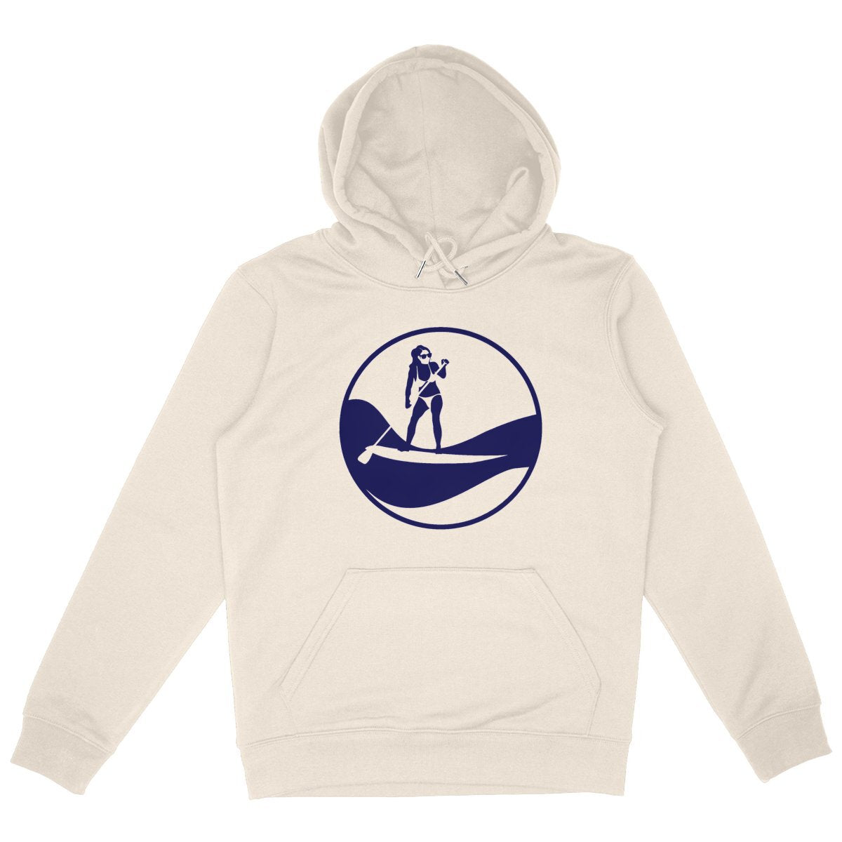 Sweatshirt à capuche Femme - Poche Kangourou - Coton BIO - Stand up paddle W