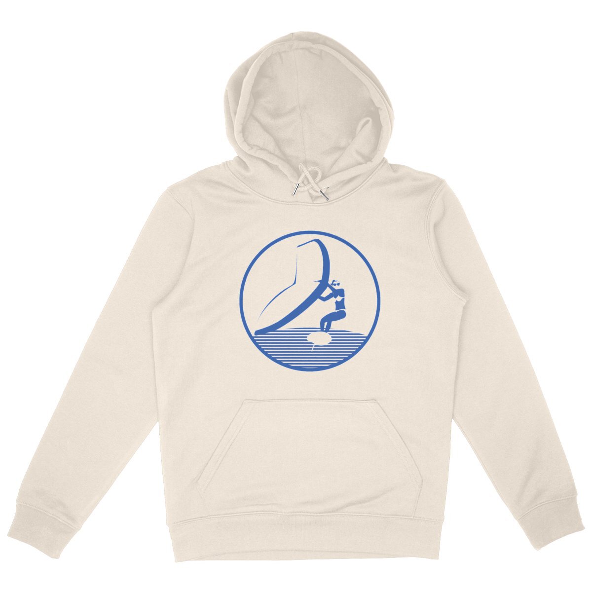 Sweatshirt à capuche Femme - Poche kangourou - Coton BIO - Wingfoil