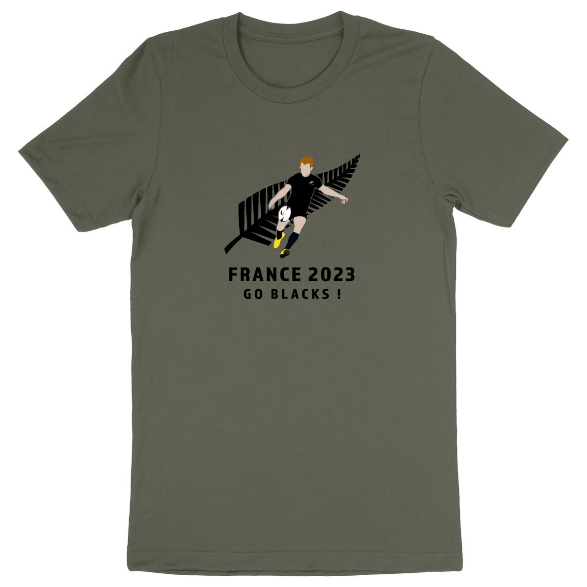 T-shirt Homme - Léger - 100% coton BIO - All blacks