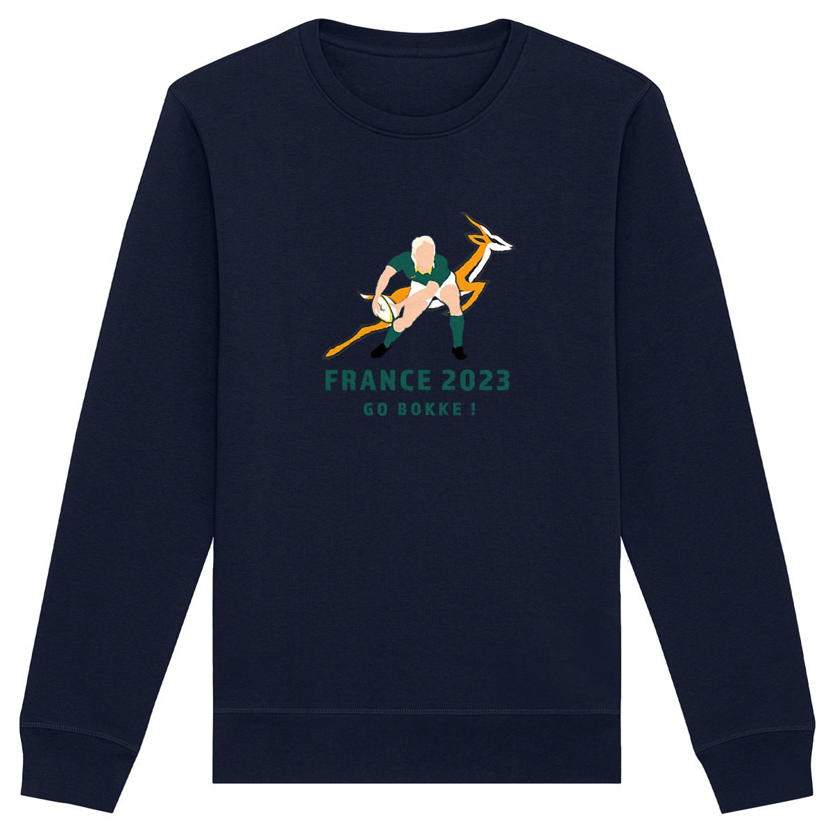 Sweatshirt Homme - Léger - Coton BIO - Springboks