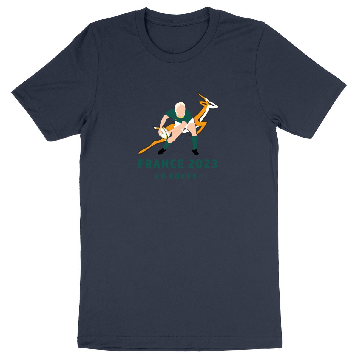 T-shirt Homme - Léger - 100 % Coton BIO - Springboks