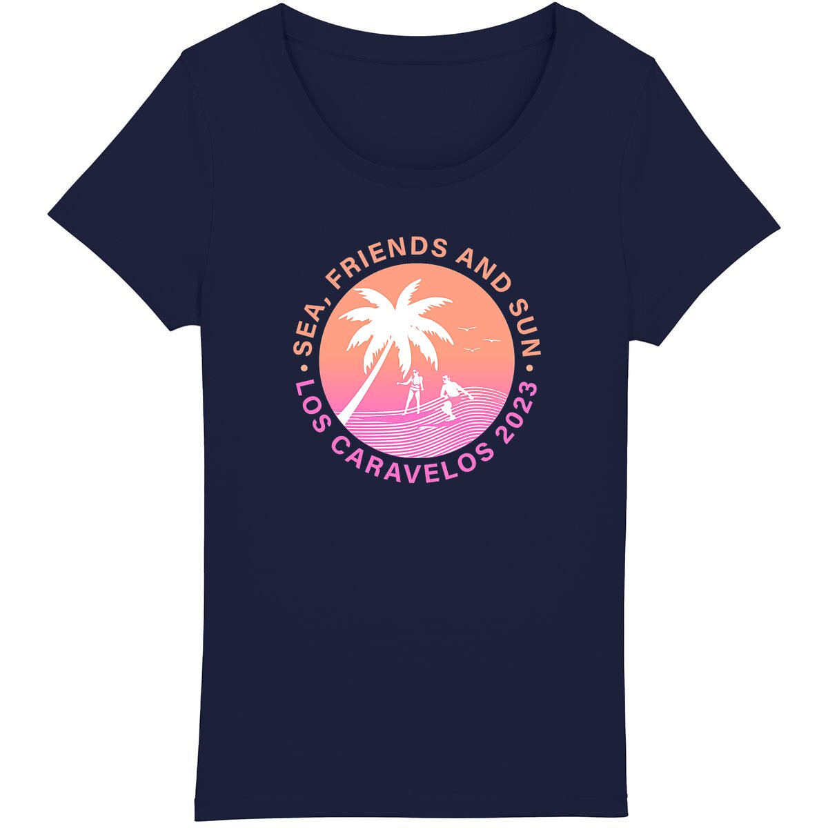 T-shirt Femme - Coupe Ample - 100% Coton BIO - Los Caravelos 2023