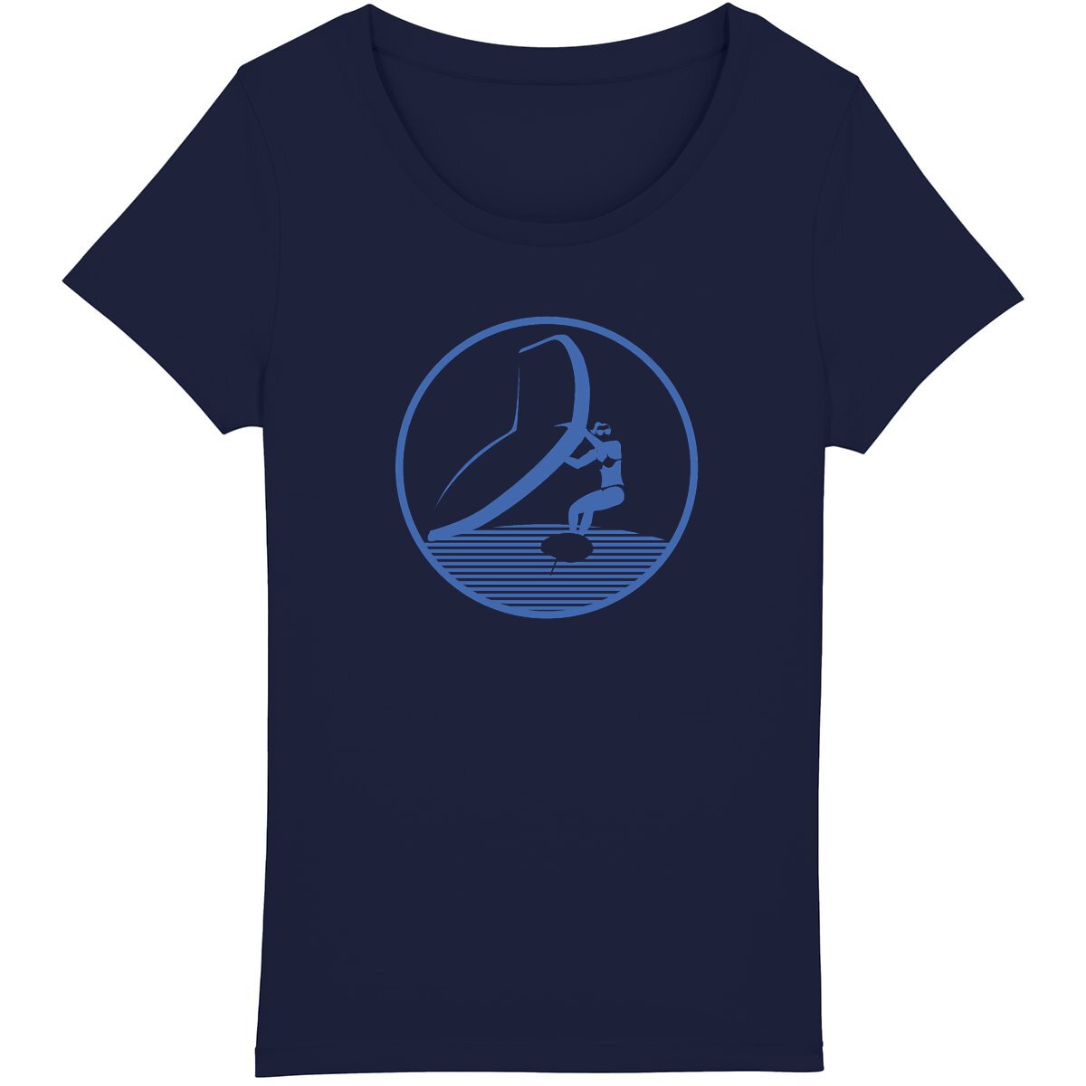 T-shirt Femme - Coupe Classique - 100% Coton BIO - Wing Foil Femme
