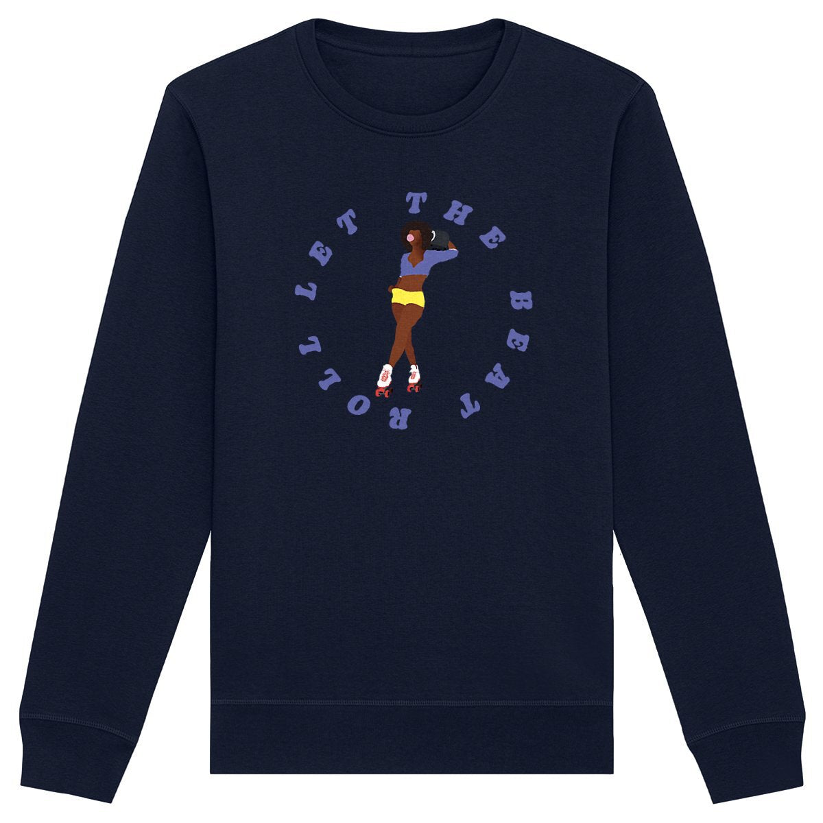 Sweatshirt Femme - Léger - Coton BIO - Let the beat roll