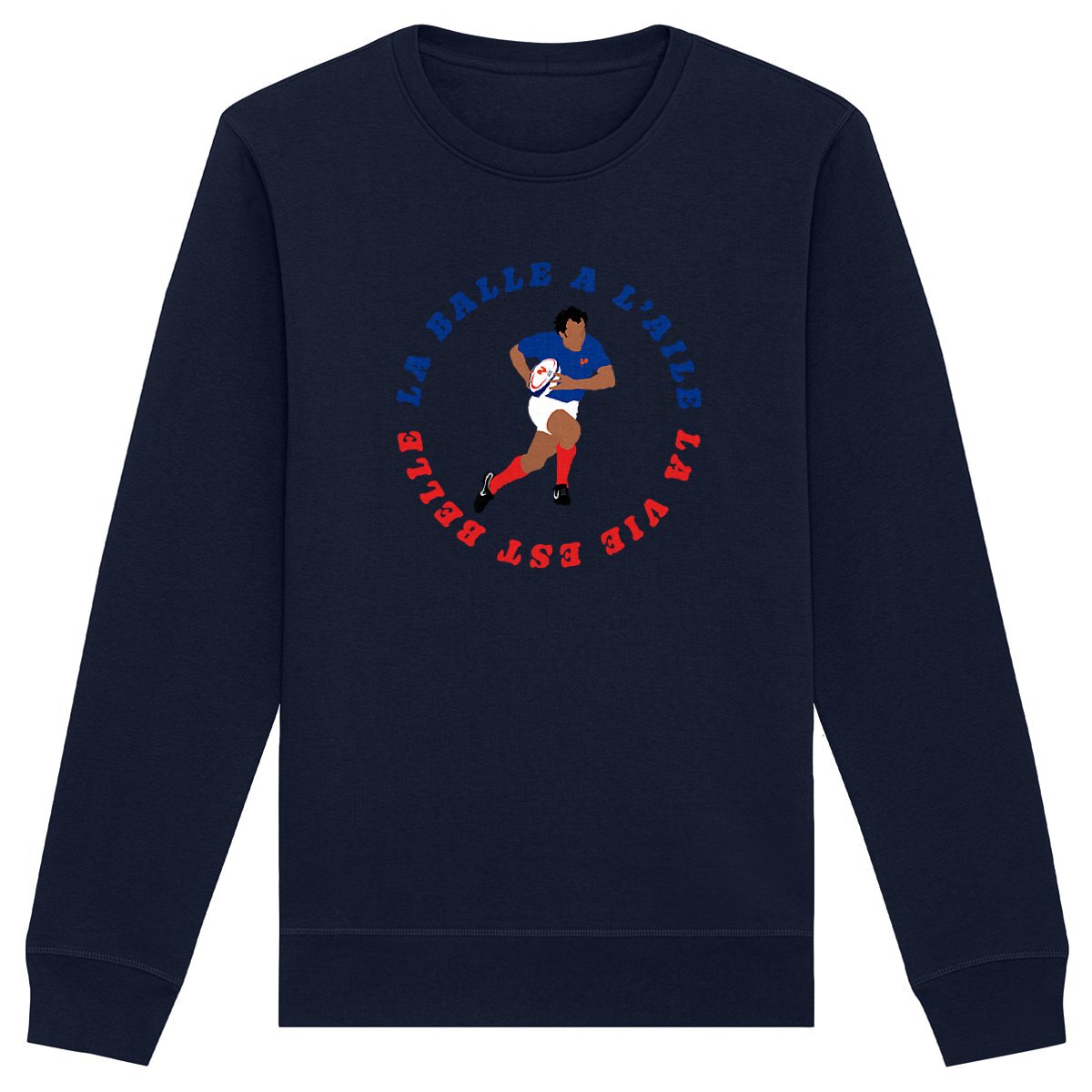 Sweatshirt Homme - Léger - Coton BIO - La balle à l'aile