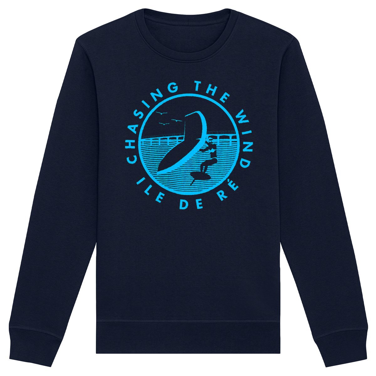 Sweatshirt Femme - Léger - Coton BIO - Chasing the wind wingfoil W