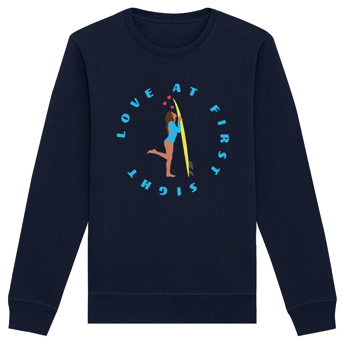 Sweatshirt Femme - Léger - Coton BIO - Love at first sight