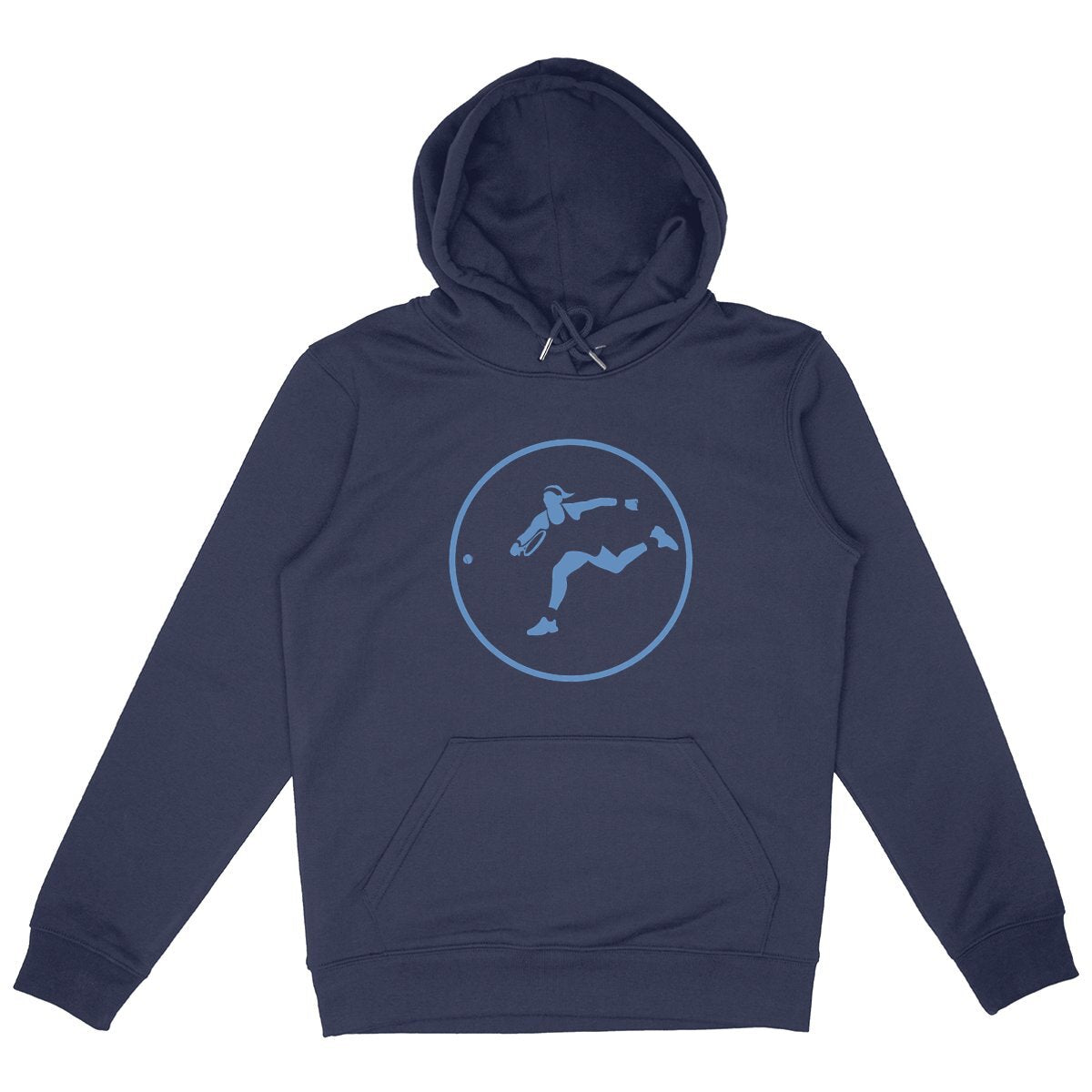Sweatshirt à capuche Femme - Poche Kangourou - Coton BIO - Tennis W