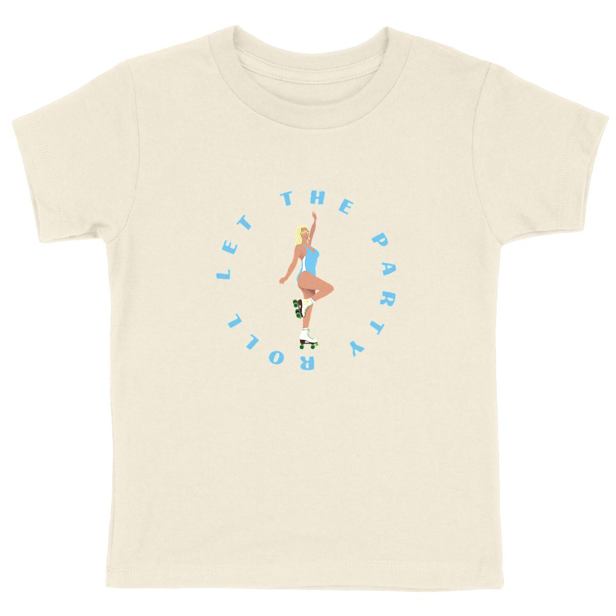 T-shirt Enfant - Fille - Coton bio - Let the party roll