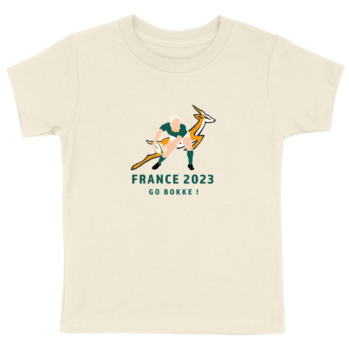 T-shirt Enfant Garçon - 100% Coton BIO - Springboks