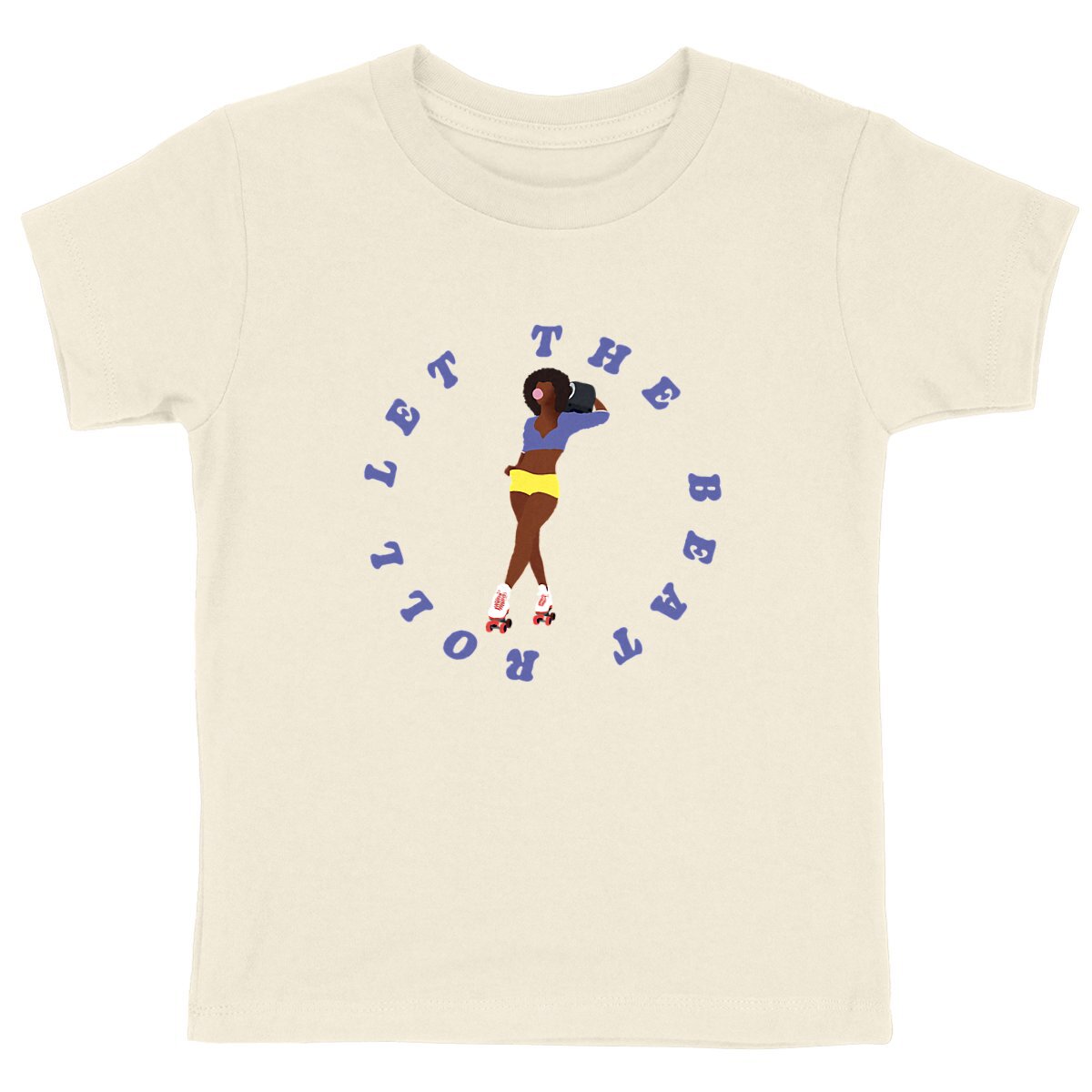 T-shirt Enfant - Fille - Coton bio - Let the beat roll