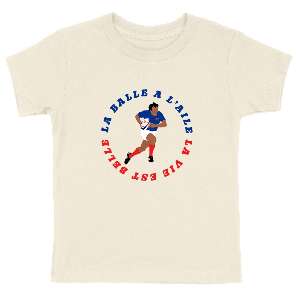 T-shirt Enfant - Garçon - 100% Coton BIO - La balle à l'aile