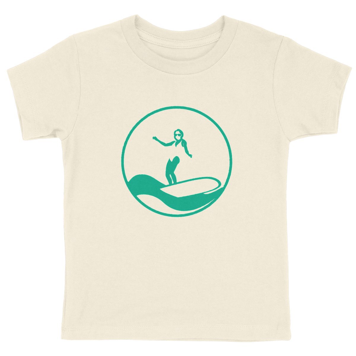 T-shirt Enfant - Fille - 100% Coton Bio - Surf W