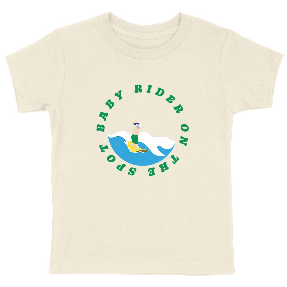 T-shirt Enfant - Garçon - Coton BIO - Baby rider on the spot