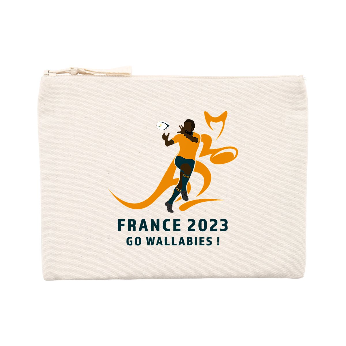 Pochette zippée - Coton recyclé - Australie