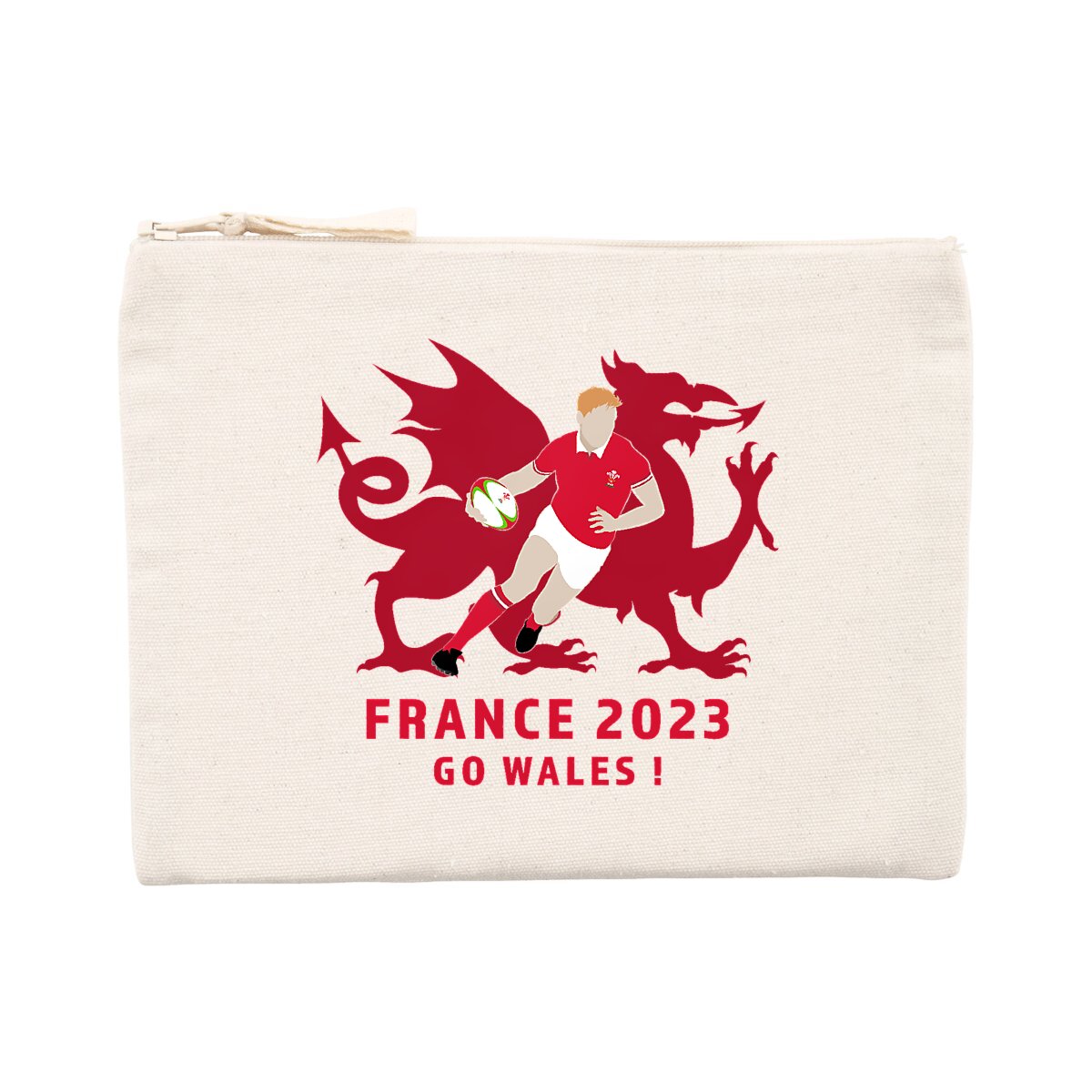 Pochette zippée - Coton recyclé - Wales