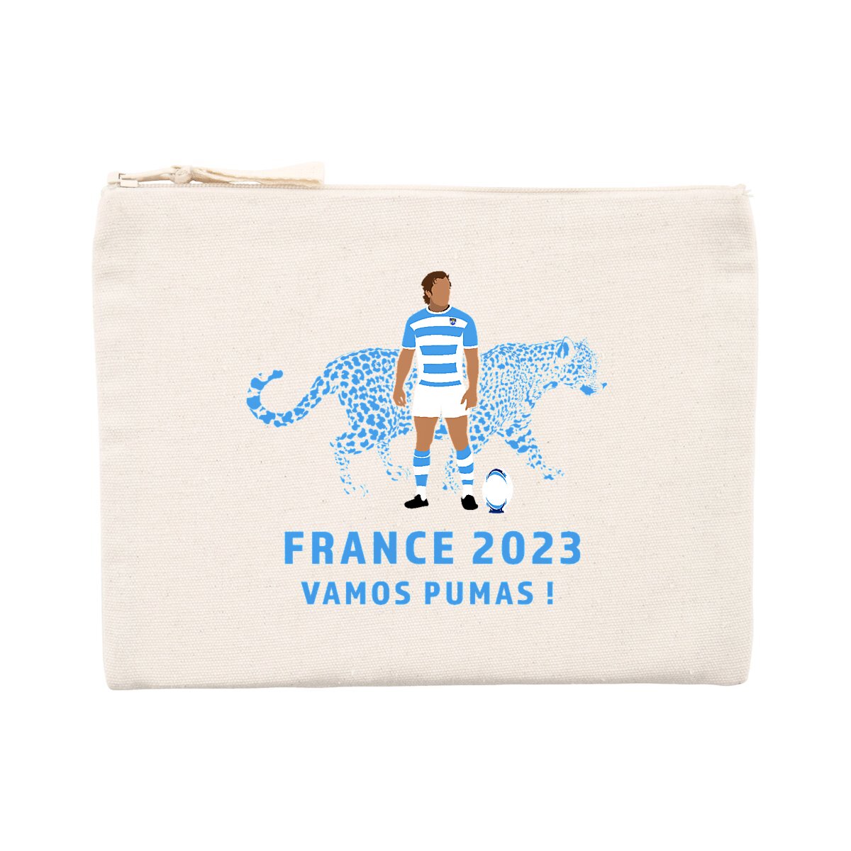 Pochette zippée - Coton recyclé - Pumas