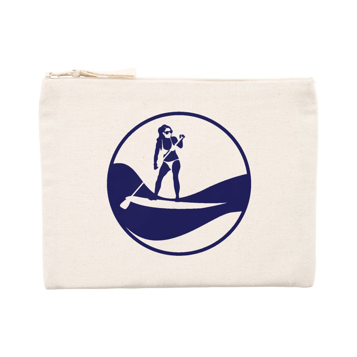 Pochette zippée - Coton recyclé - 21,5 x 16 cm - Stan up paddle W