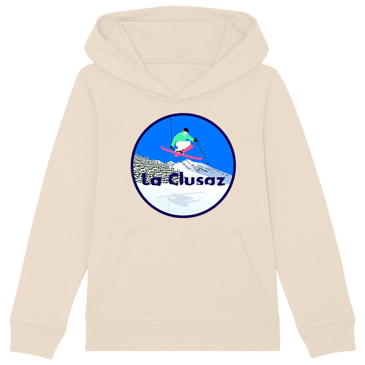 Sweatshirt à capuche Enfant - Garçon - Coton BIO - La Clusaz