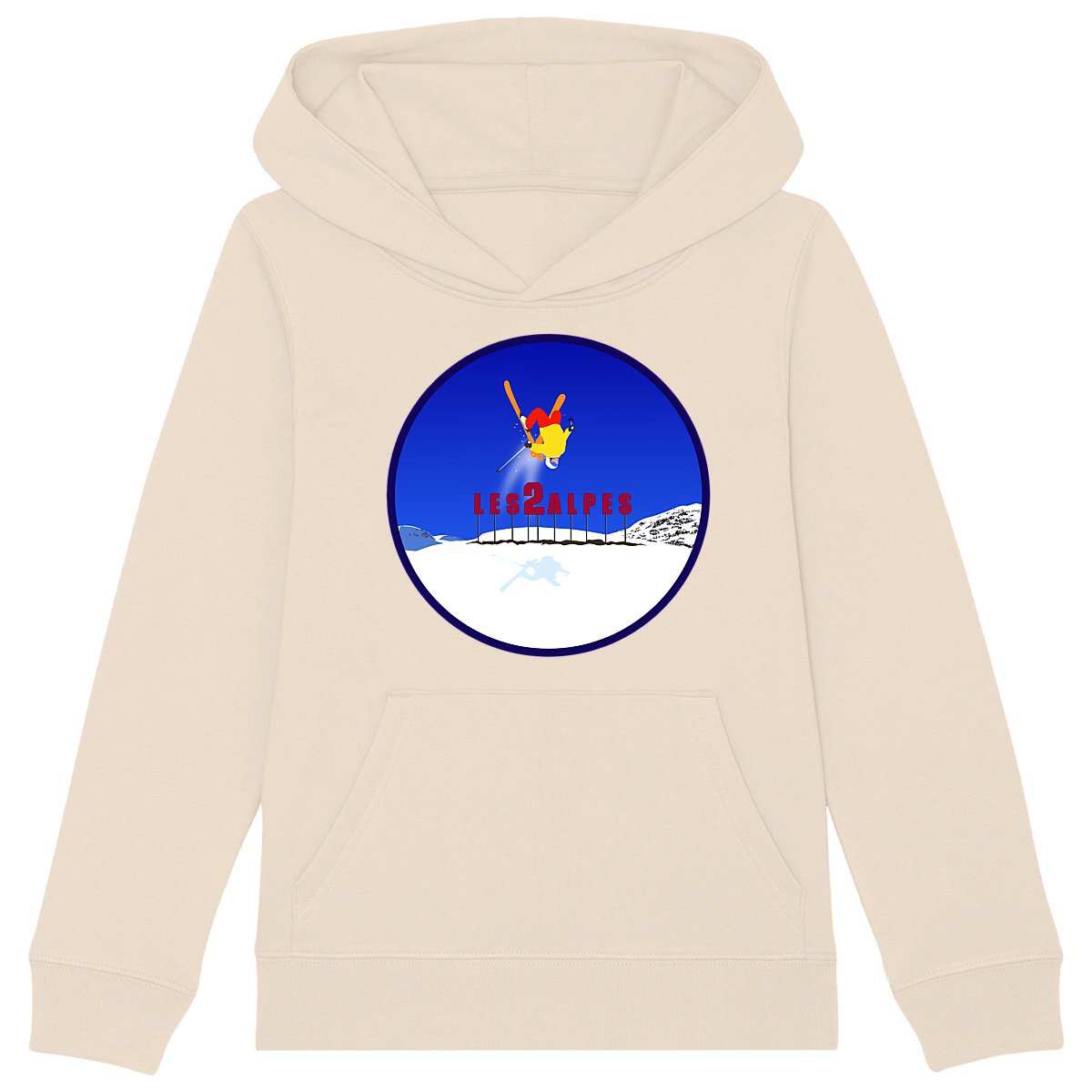 Sweatshirt à capuche Enfant - Garçon - Coton BIO - Les 2 Alpes