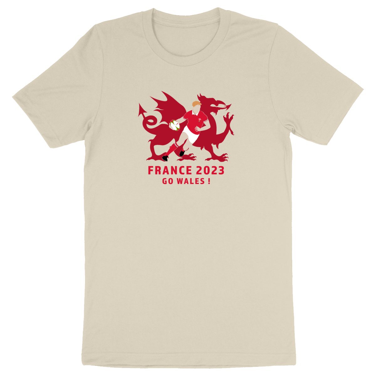 T-shirt Homme - Épais - 100% coton BIO - Wales