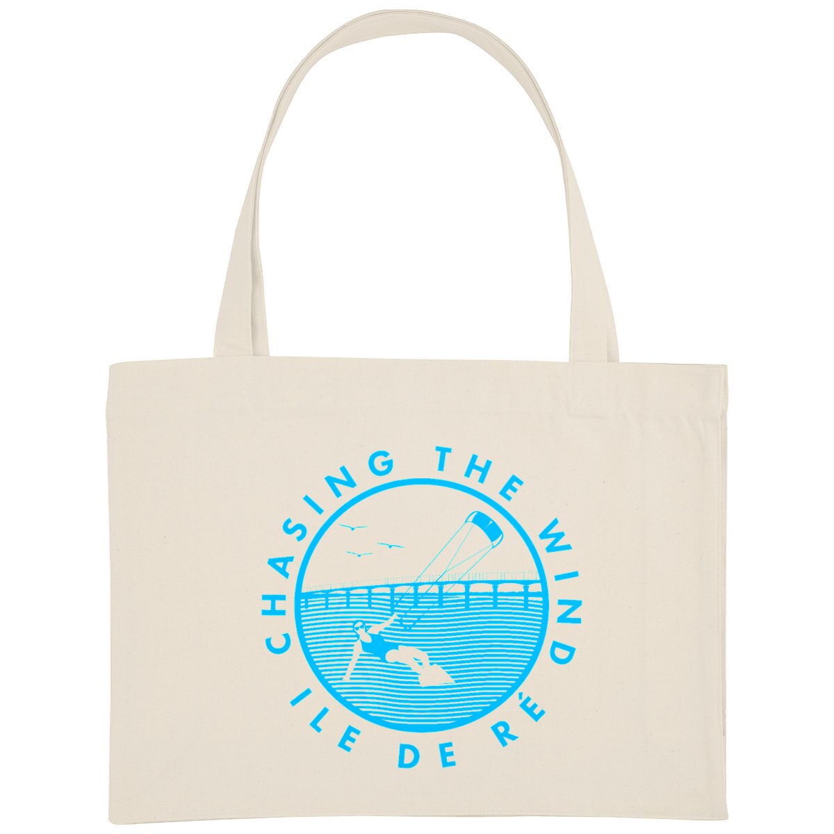 Shopping bag - Épais - Coton recyclé - Chasing the wind Kitesurf W