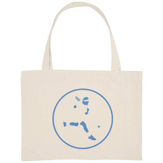 Grand Shopping bag - Épais - Coton recyclé - 49 x 37 cm - Tennis H