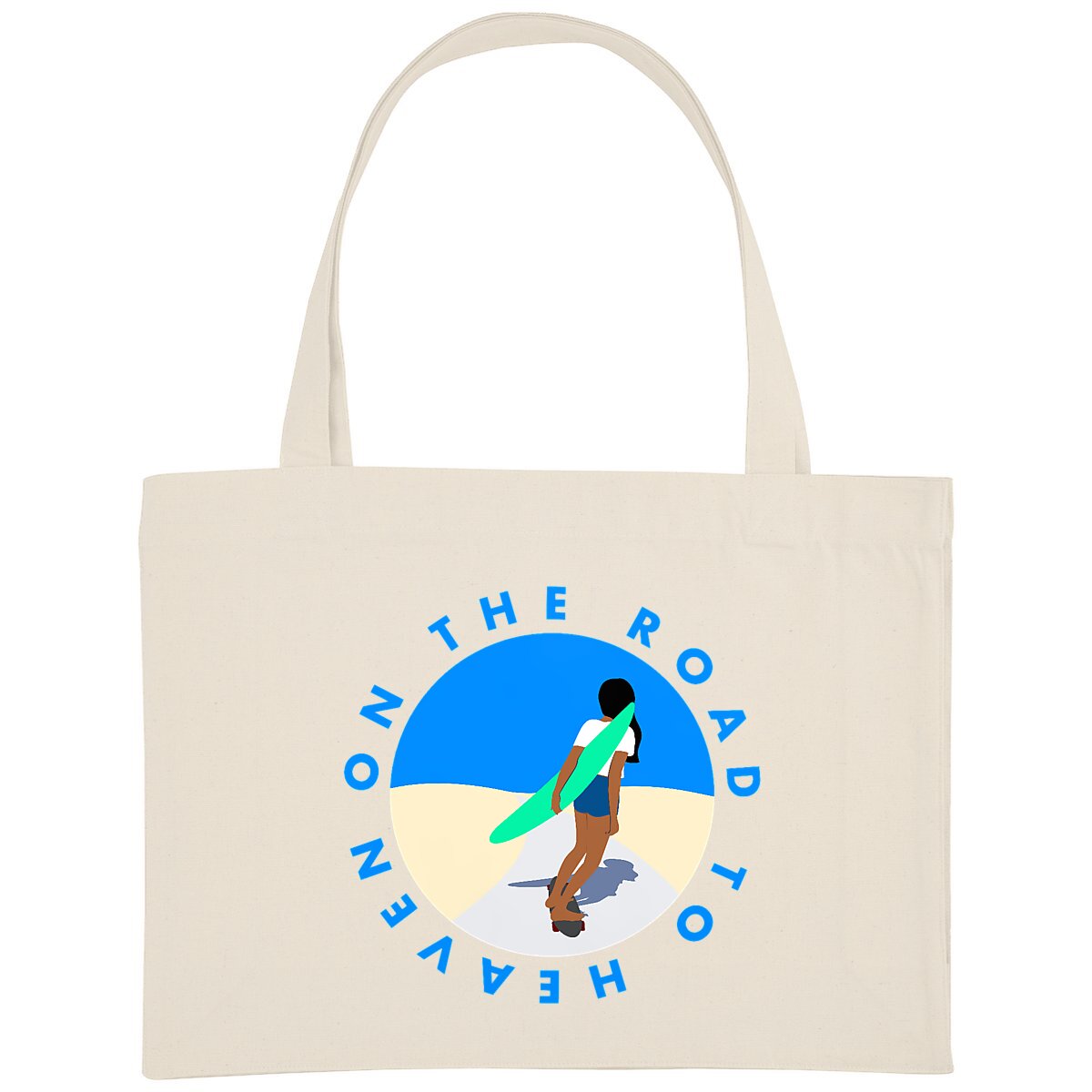 Shopping bag - Épais - Coton recyclé - On the road to heaven W