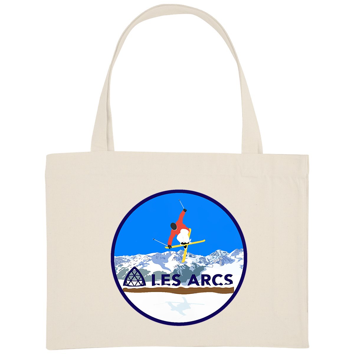 Shopping bag - Épais - Coton recyclé - Les Arcs Ski H
