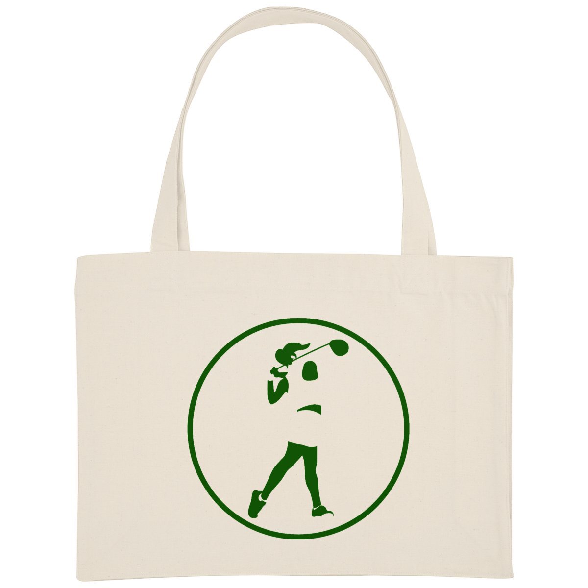 Grand Shopping bag - Épais - Coton recyclé - 49 x 37 cm - Golf W