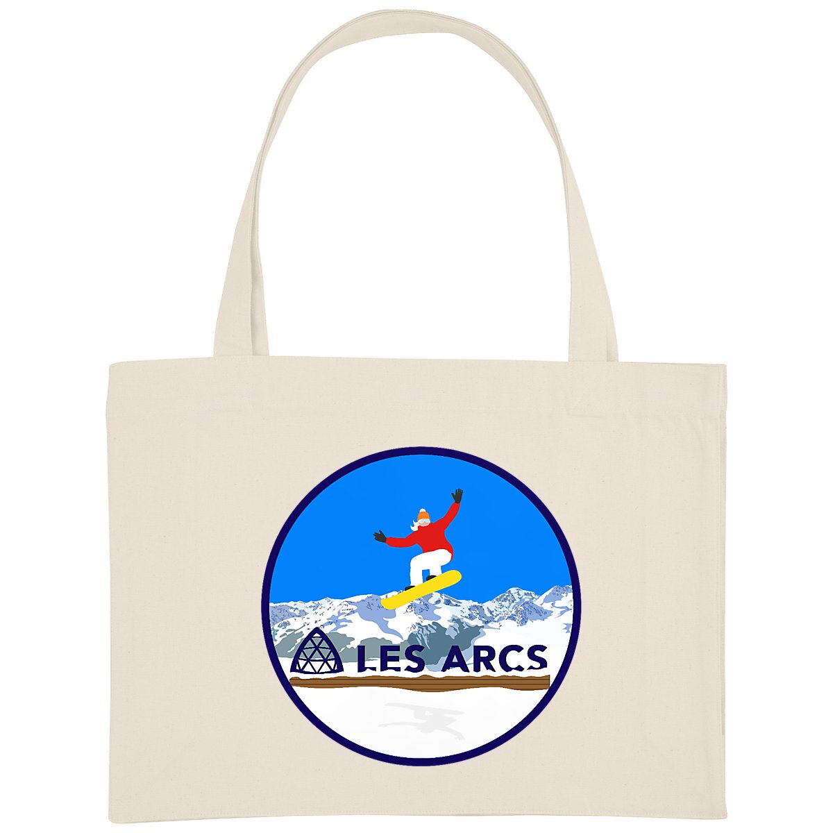 Shopping bag - Épais - Coton recyclé - Les Arcs Snow W