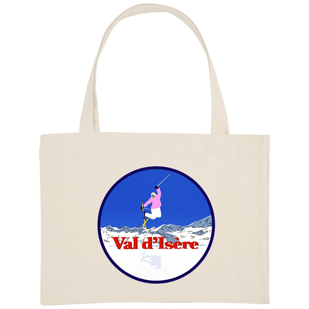 Shopping bag - Épais - Coton recyclé - Val d'Isère Ski W