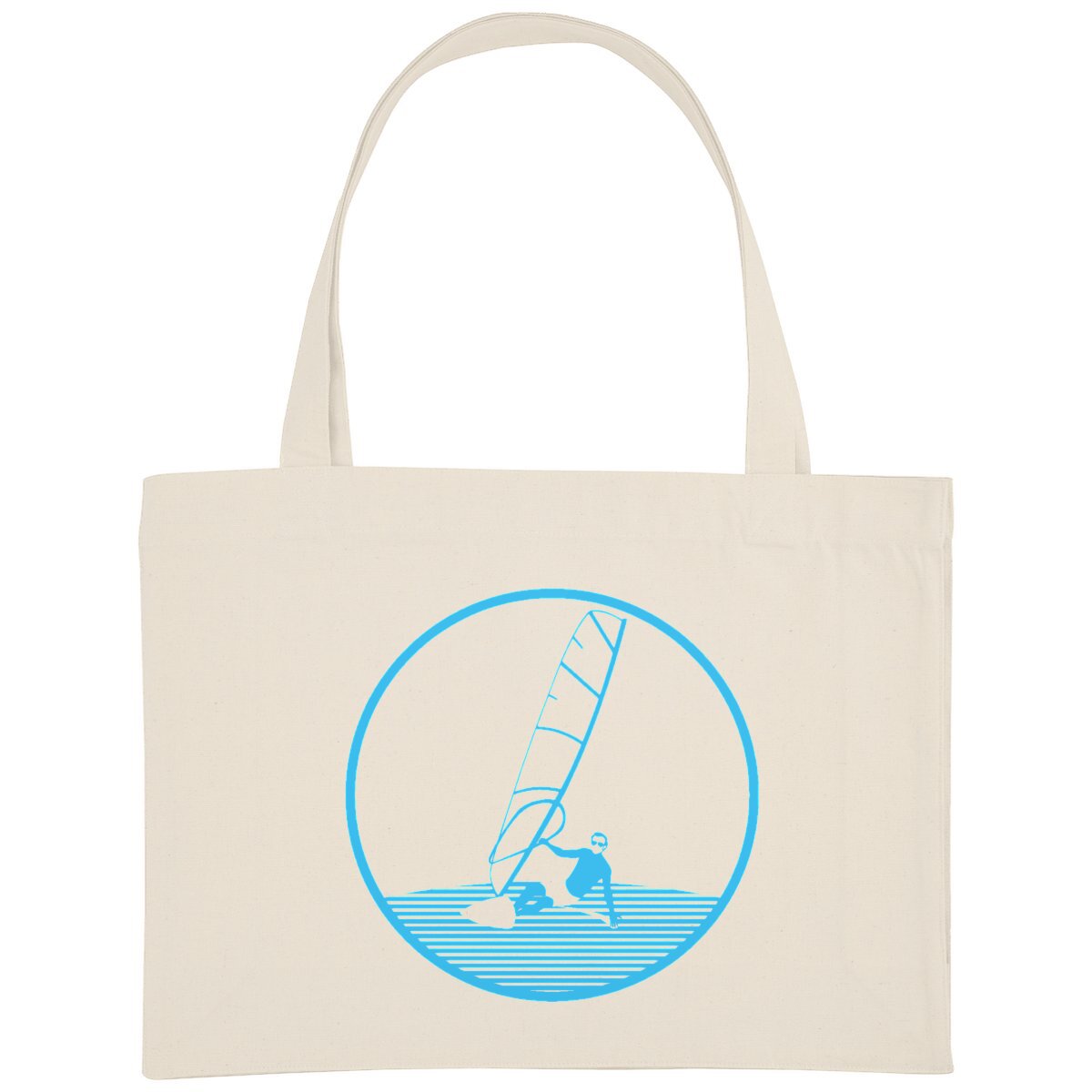 Grand Shopping bag - Épais - Coton recyclé - 49 x 37 cm - Funboard H