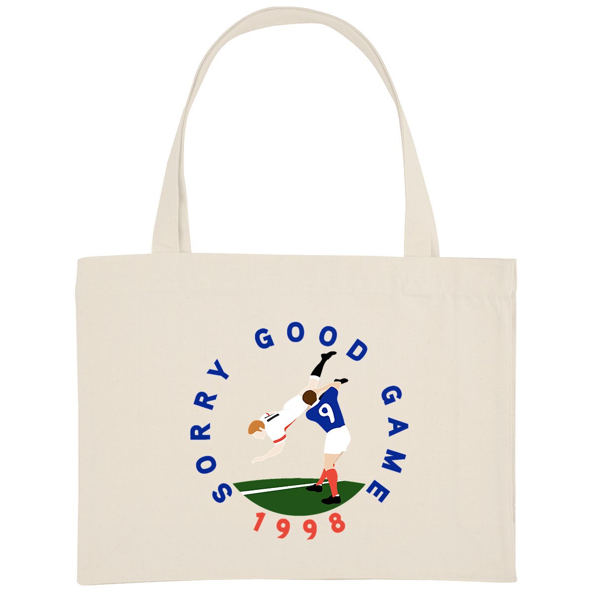 Grand Shopping bag - Épais - Coton recyclé - 49 x 37 cm - Sorry good game