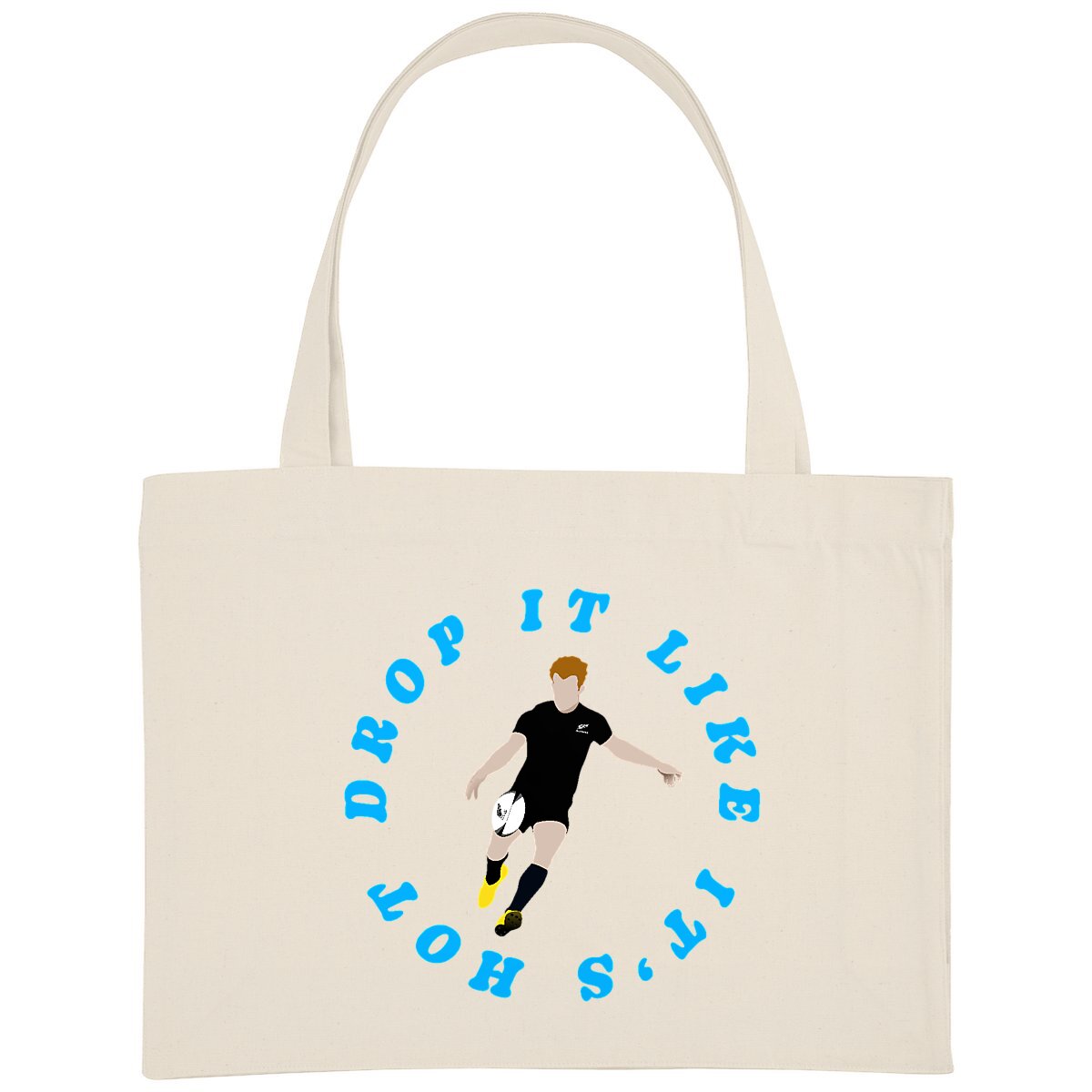 Grand Shopping bag - Épais - Coton recyclé - 49 x 37 cm - Drop it like it's hot