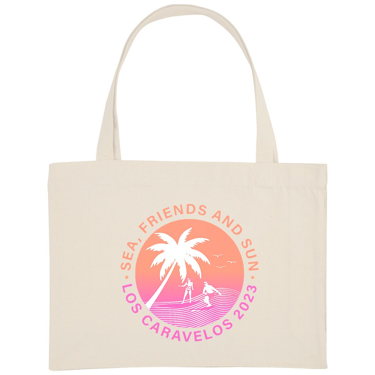 Grand Shopping bag - Épais - Coton recyclé - Los Caravelos 2023