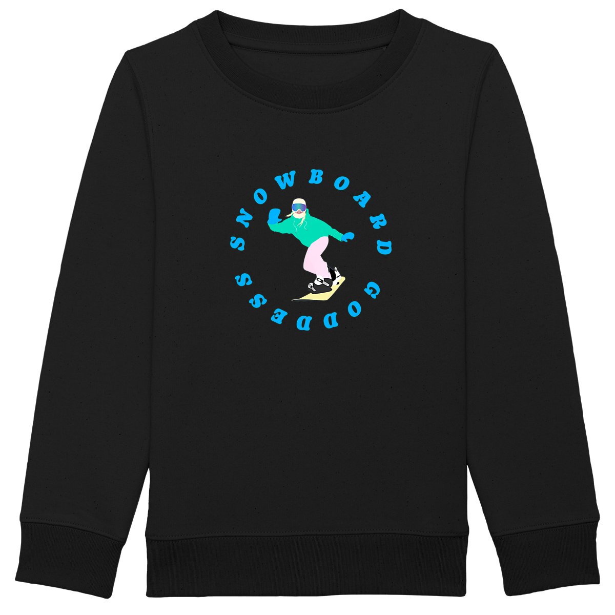 Sweatshirt Enfant - Fille - Épais - Snowboard goddess