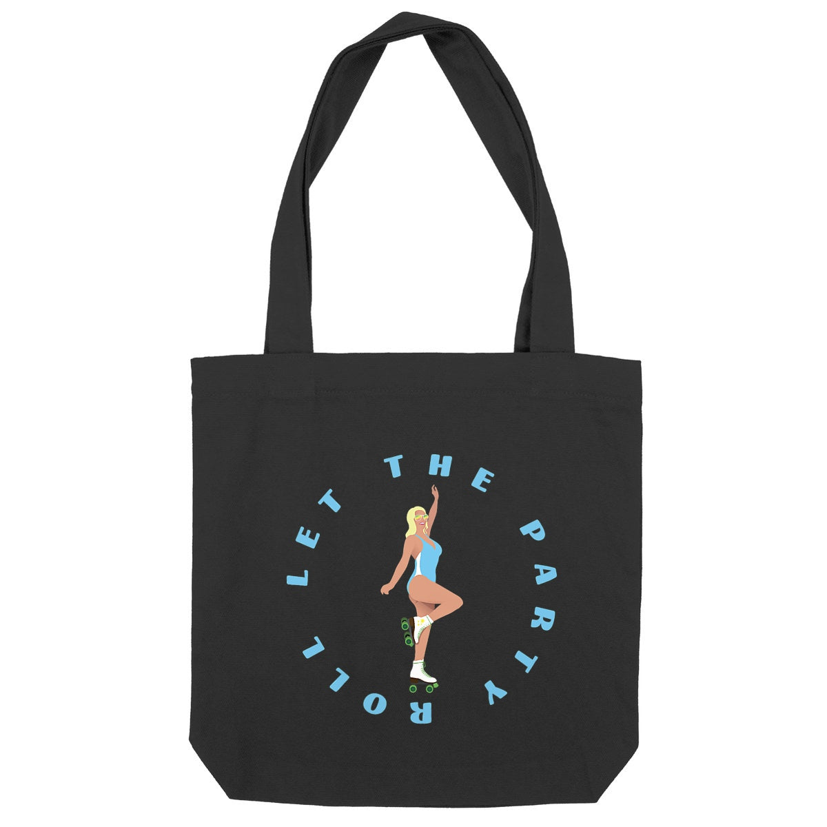Totebag - BIO - 100% recyclé - 37 x 39 cm - Let the party roll