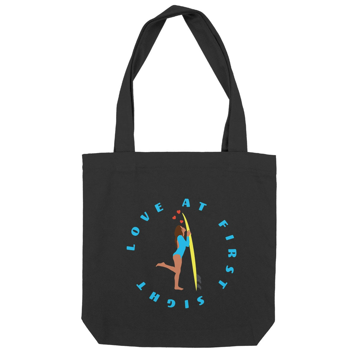 Tote bag - Épais - Coton recyclé - Love at first sight