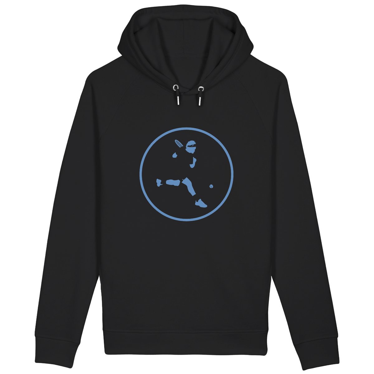 Sweatshirt à capuche Homme - Poches latérales - Coton BIO - Tennis H