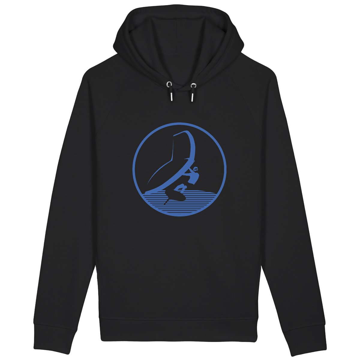 Sweatshirt à capuche Homme - Poches Latérales - Coton BIO - Wingfoil H