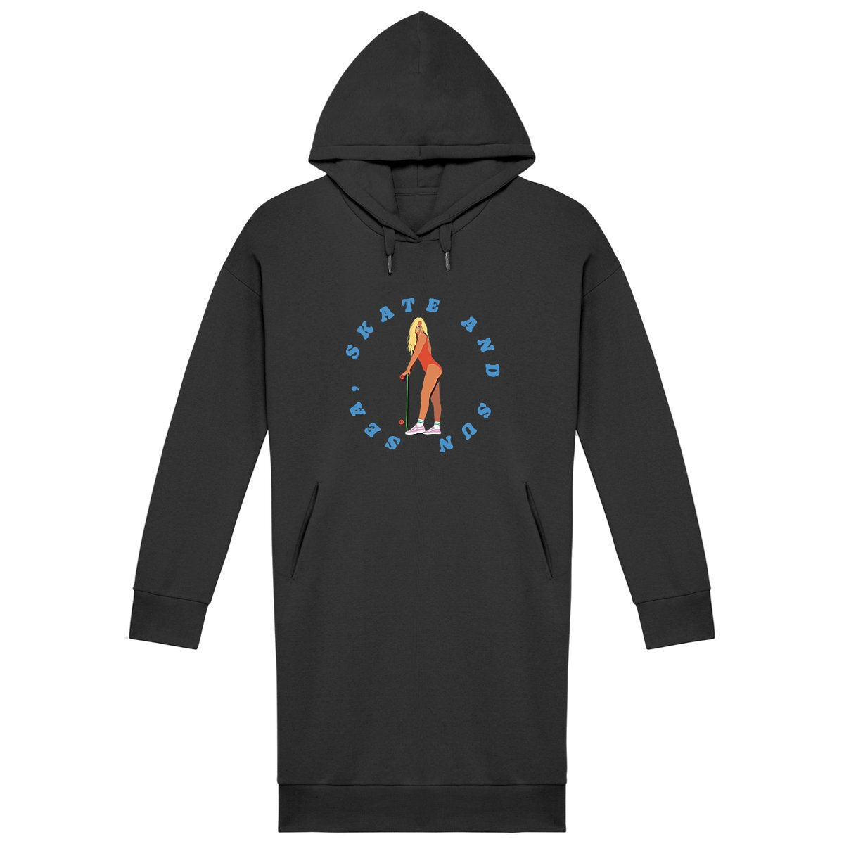 Robe Sweatshirt Femme - Coton BIO - Sea, Skate and Sun