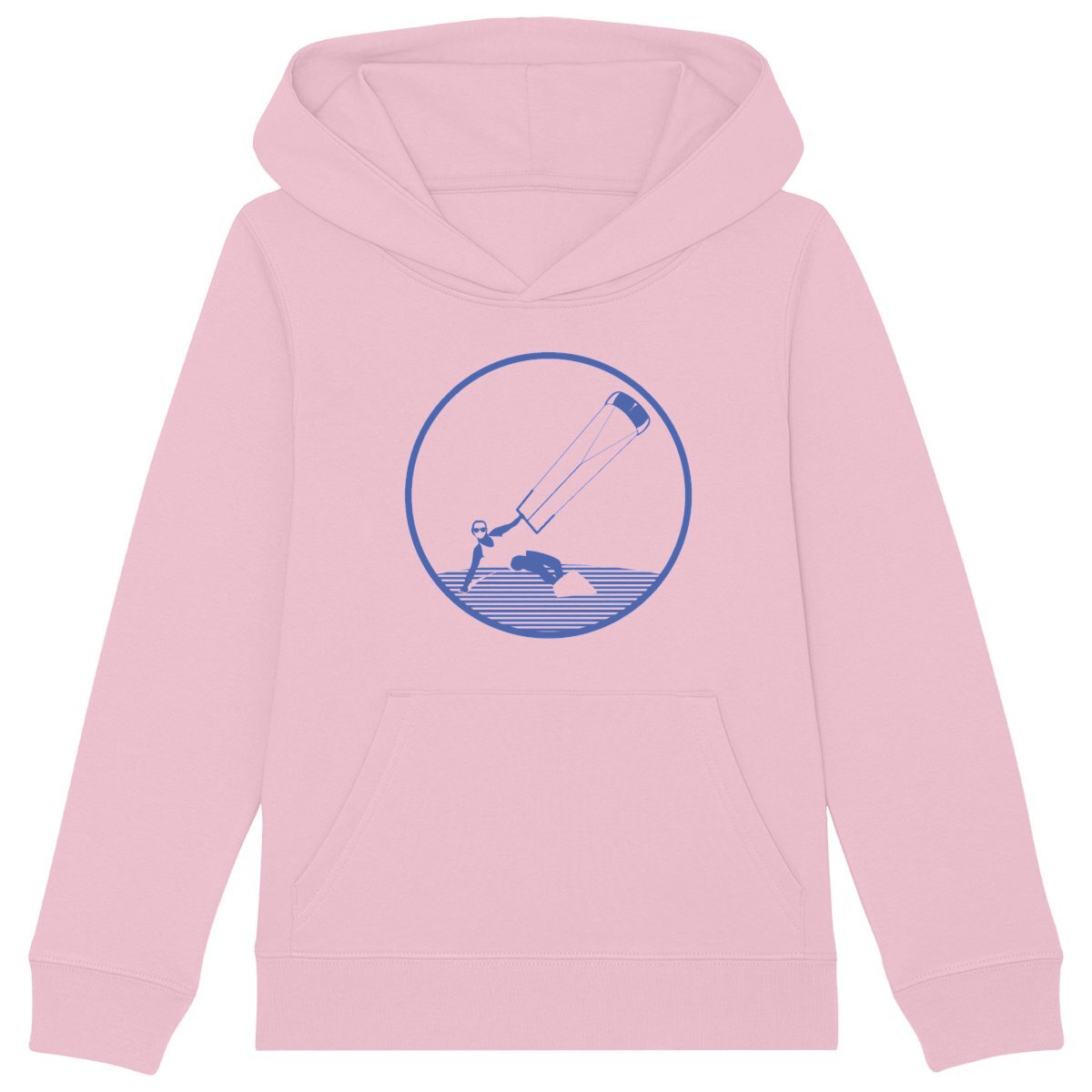 Sweatshirt à capuche Enfant - Fille - Coton BIO - Kitesurf W