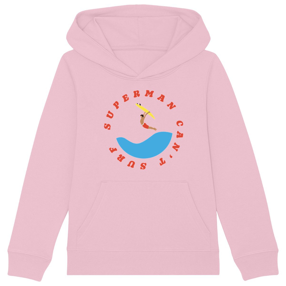 Sweatshirt à capuche Enfant - Garçon - Coton BIO - Superman can't surf