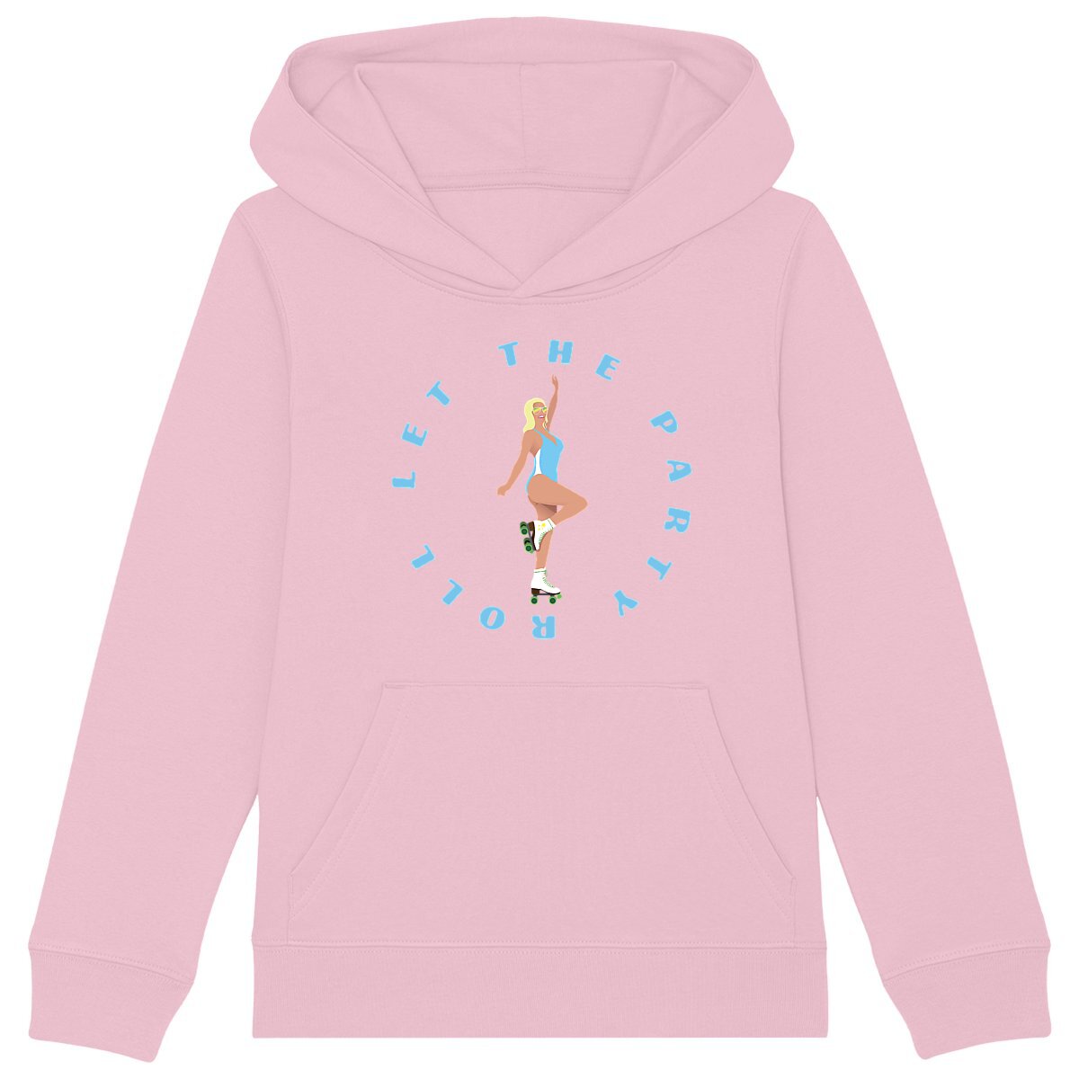 Sweatshirt à capuche Enfant - Fille - Coton BIO - Let the party roll