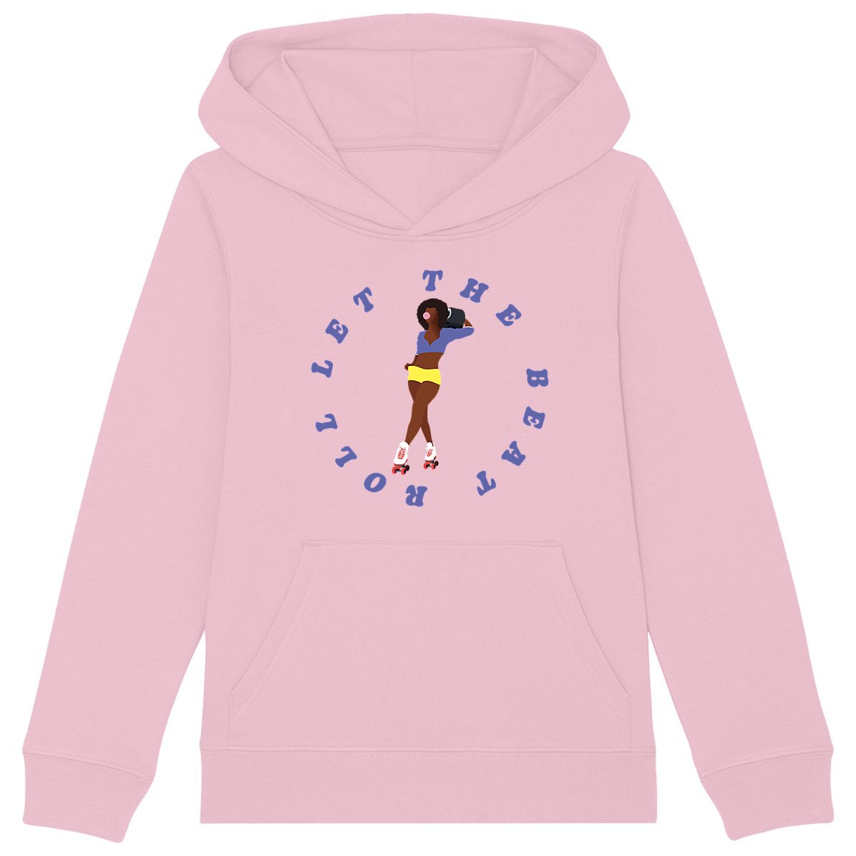 Sweatshirt à capuche Enfant - Fille - Coton BIO - Let the Beat Roll