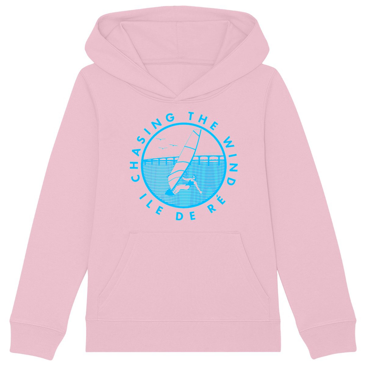 Sweatshirt à capuche Enfant - Fille - Coton Bio - Chasing the wind planche W