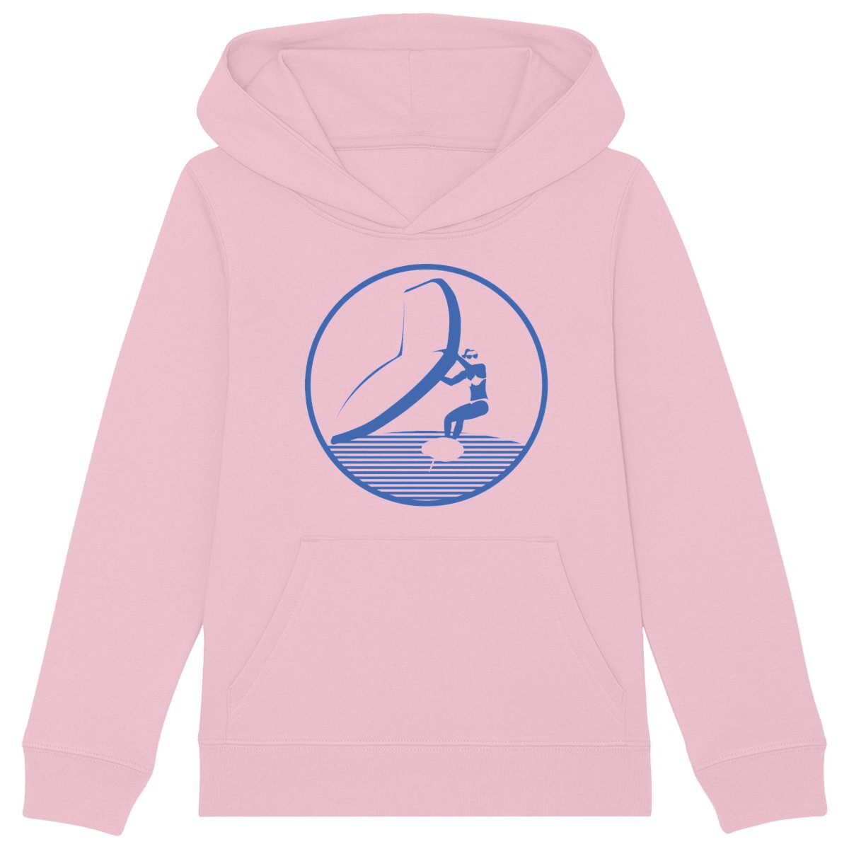 Sweatshirt à capuche Enfant - Fille - Coton BIO - Wingfoil W