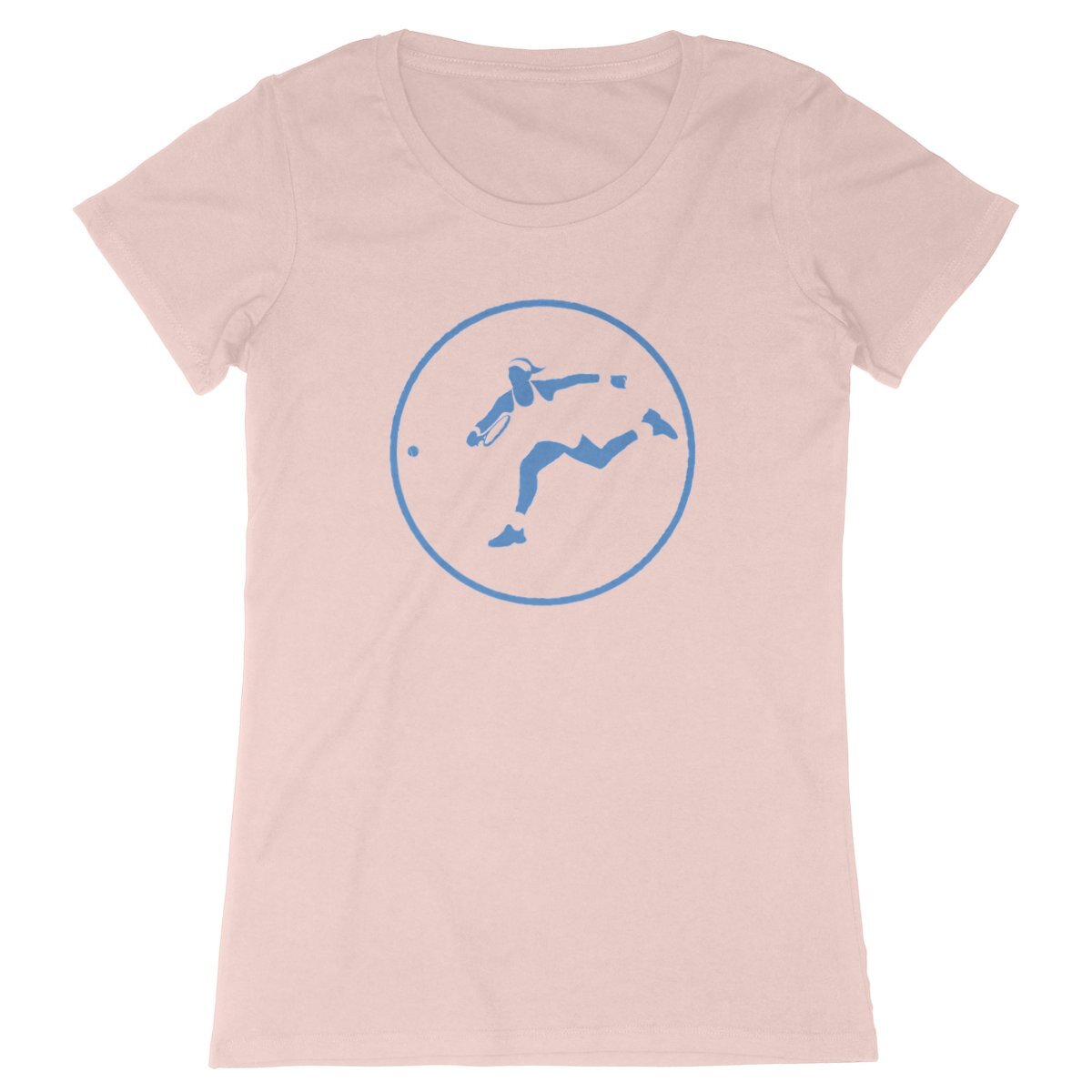 T-shirt Femme - Coupe cintrée - 100% Coton BIO - Tennis W